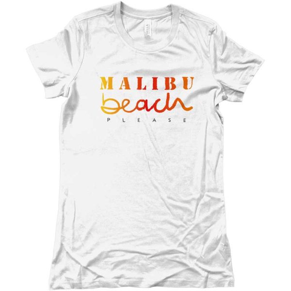maglietta-con-scritta-malibu-beach-please-bianca-ragazza-ragazzo-shopping-online-spedizione-sicura-ottimi-prezzi