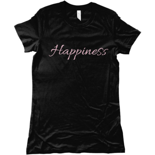 maglietta-happiness-tshirt-nera-collezione-influencer-instagram-moda-shop-online
